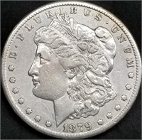 1879-CC US Morgan Silver Dollar