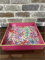 Pink & Mod Floral Lap Tray