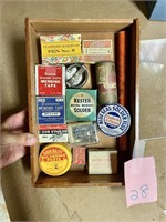 Vintage Lot with Mending Tape, Pen No.5