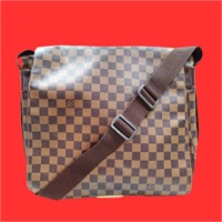 Louis Vuitton LV Shoulder Bag Abbess Brown Damier
