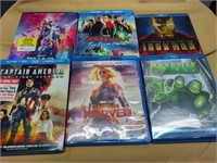 6- Assorted Marvel Blu-Rays Group C