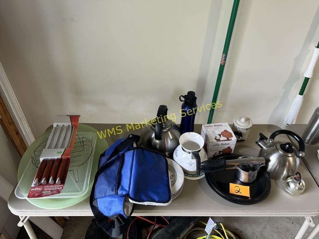 Tea Kettles, Kitchen Items, Etc.