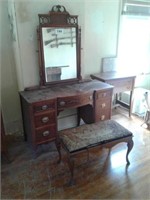 1940's Vanity with bench
