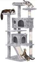 $90 Kitten Condo Center Grey