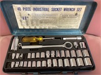 1-40PC INDUSTRIAL SOCKET SET