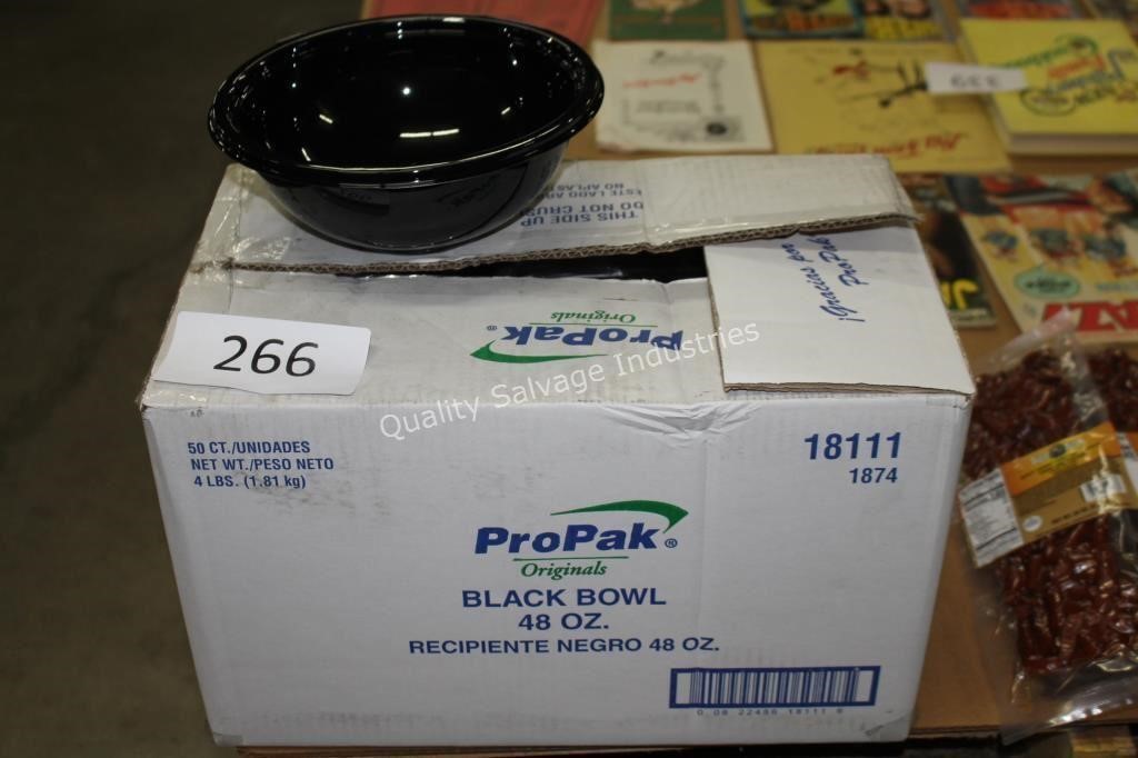 50-48oz black bowls