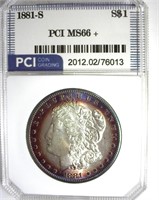 1881-S Morgan MS66+ LISTS $550