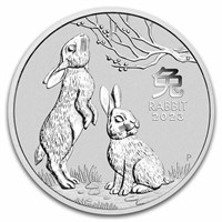 2023 Australia 1 Kg. Silver Lunar Rabbit Bu Ser. 3