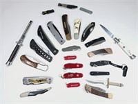 24 Knives: Pocket, Switchblade, Hunting