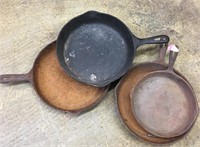 (4) cast-iron skillet’s