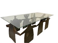 Silas Seandel Style Cut Metal Table