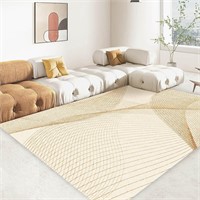 Artistic Lines Area Rugs  Golden Line  5x7 Feet