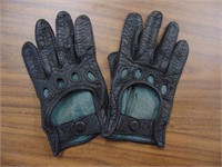Mens Medium Italian Leather Driving Gloves