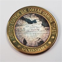 Limited $10 Silver Gaming Token