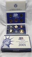 Of) 2001 United States mint proof set