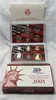 Of) 2001 United States silver proof set
