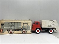 Big plastic sanitary service truck with original