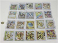 20 cartes Pokémon rare dont Pikachu