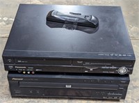 (JL) Panasonic VHS and Pioneer DVD player
