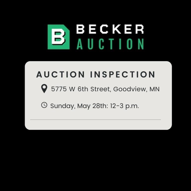 Inspection Dates: Sunday, May 26th: 12-3 p.m.