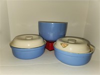 Hall bowl & casseroles