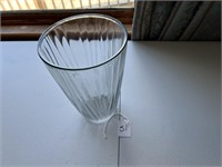 Large Heavy Glass Vase