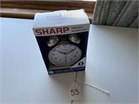 Sharp Twin Bell Alarm Clock