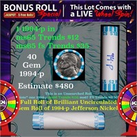1-5 FREE BU Nickel rolls with win of this 1994-p S