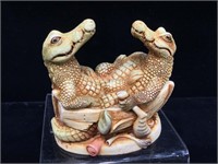 Harmony Kingdom 1997 Croc Pot box figurine, MIB