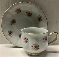 JAPAN TEACUP AND SAUCER