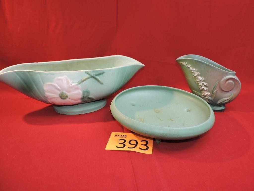 Redwing and Roseville Beautiful Pottery