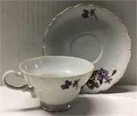 VIOLETS CUP SAUCER