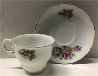 ROYAL SEALY PANSIES CUP SAUCER