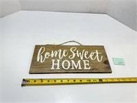 Home Sweet Home Wooden Sign