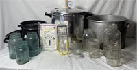 Presto Canner And Cooker w/ Assorted Mason Jars