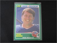 1989 SCORE DON BEEBE ROOKIE CARD BILLS