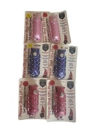 Lot of 6 Pepper Spray Keychains