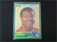 1989 SCORE STEVE ATWATER ROOKIE CARD HOF