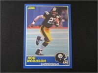 1989 SCORE ROD WOODSON ROOKIE CARD HOF