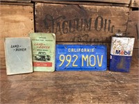 Mixed ot of Garage Items - Land Rover Books Plus