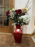 ARTIFICAL FLOWER ARRANGMENT WITH VASE