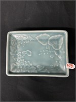 Chinese Celadon rectangular dish