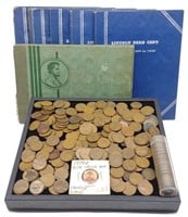 Wheat Pennies, Steel Pennies & Collection Books