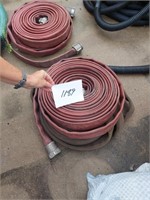 Two fire hoses