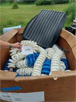 Large box of pool ropes