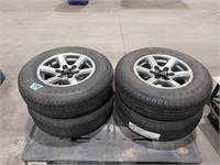 4 Loadstar 205/75R15ON 6 hole rims