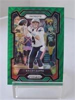 2023 Prizm Bailey Zappe Green Wave Prizm