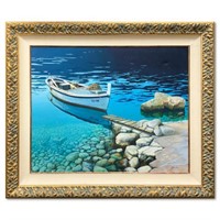 Zoran Karmelic, "Adriatic Coast" Framed Original O