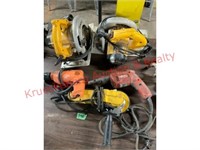 Dewalt Circular Saws, Grinder, Hilti Drill, Etc.