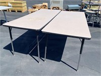 2pcs- 6ft x30" classroom tables
